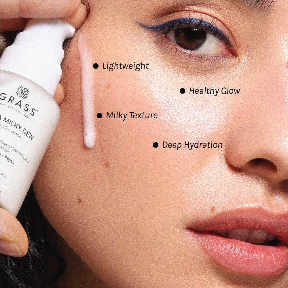 Hydra Milky Dew Serum + Essence | Instant Hydration| perfect for long wear makeup